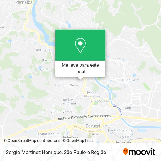 Sergio Martinez Henrique mapa