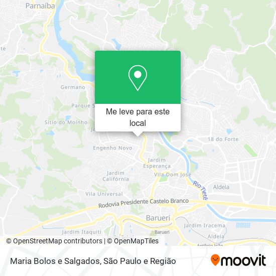 Maria Bolos e Salgados mapa