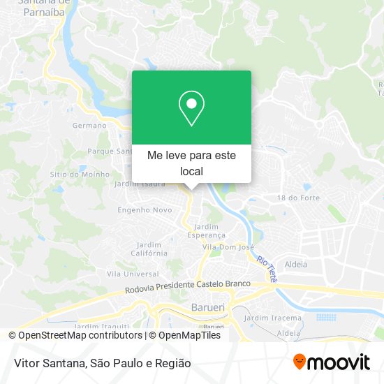 Vitor Santana mapa