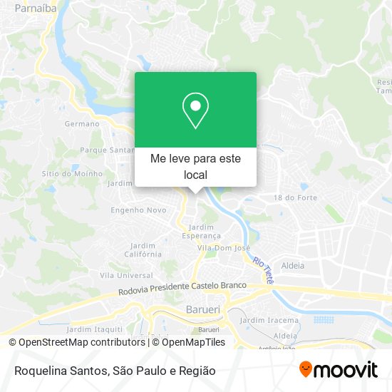 Roquelina Santos mapa