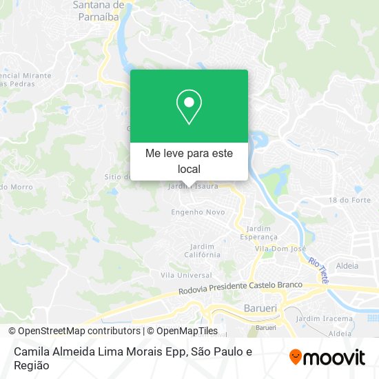 Camila Almeida Lima Morais Epp mapa