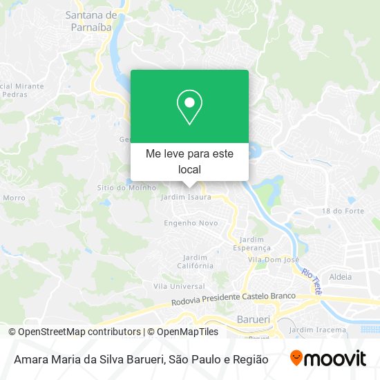 Amara Maria da Silva Barueri mapa