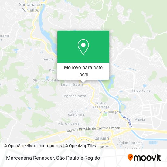 Marcenaria Renascer mapa