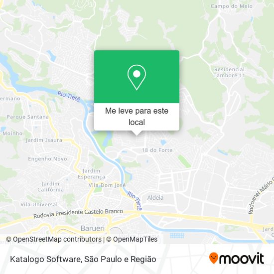 Katalogo Software mapa