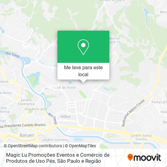 Magic Lu Promoções Eventos e Comércio de Produtos de Uso Pés mapa