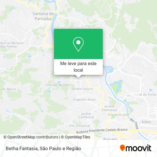 Betha Fantasia mapa