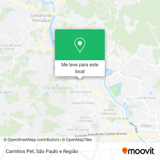Carinhos Pet mapa