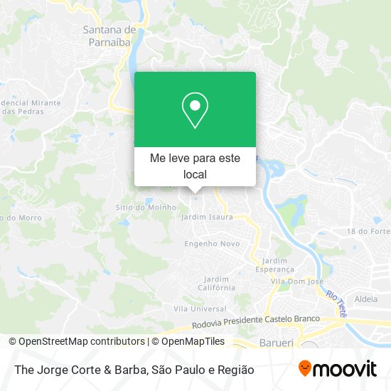 The Jorge Corte & Barba mapa