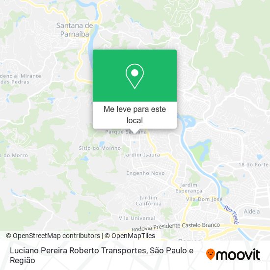 Luciano Pereira Roberto Transportes mapa