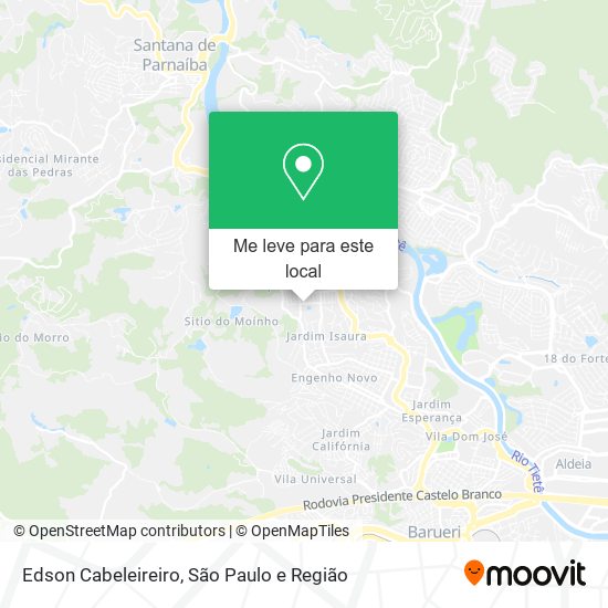 Edson Cabeleireiro mapa