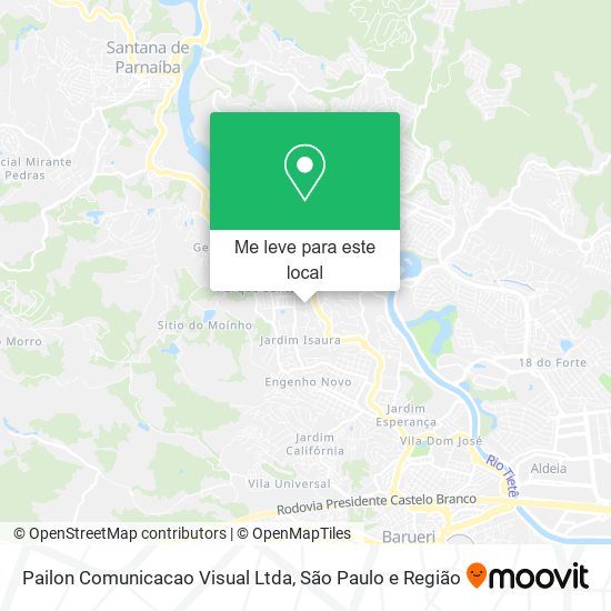Pailon Comunicacao Visual Ltda mapa