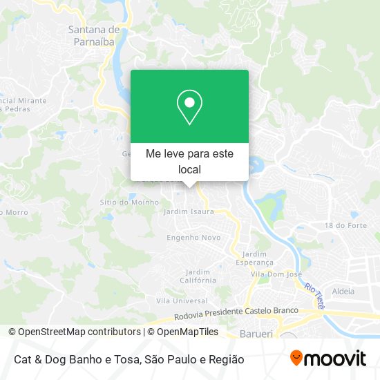 Cat & Dog Banho e Tosa mapa