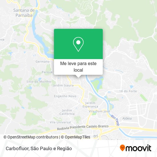 Carbofluor mapa