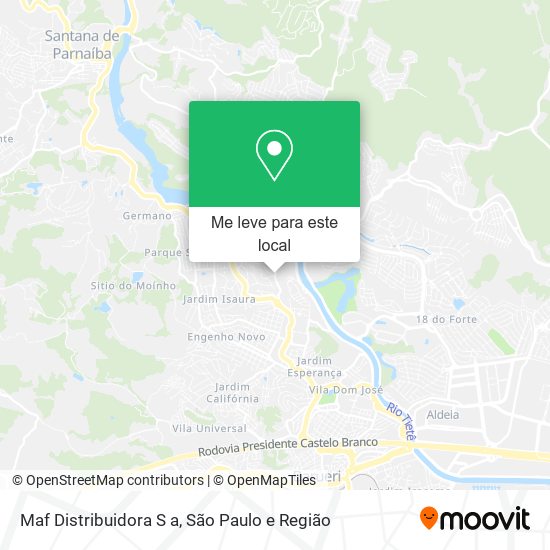 Maf Distribuidora S a mapa