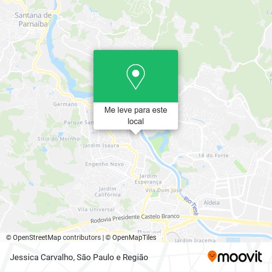 Jessica Carvalho mapa