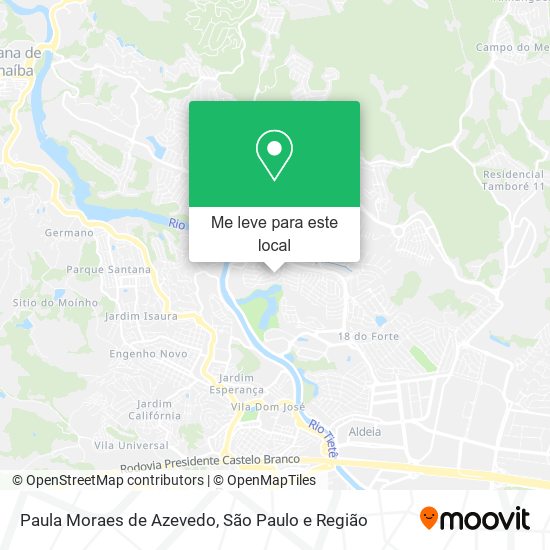 Paula Moraes de Azevedo mapa
