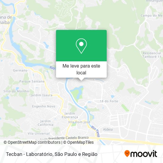 Tecban - Laboratório mapa