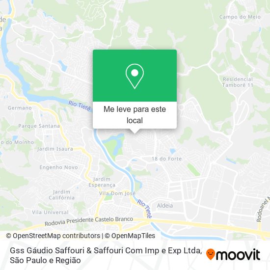 Gss Gáudio Saffouri & Saffouri Com Imp e Exp Ltda mapa