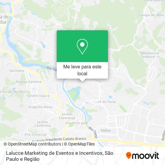 Lalucce Marketing de Eventos e Incentivos mapa