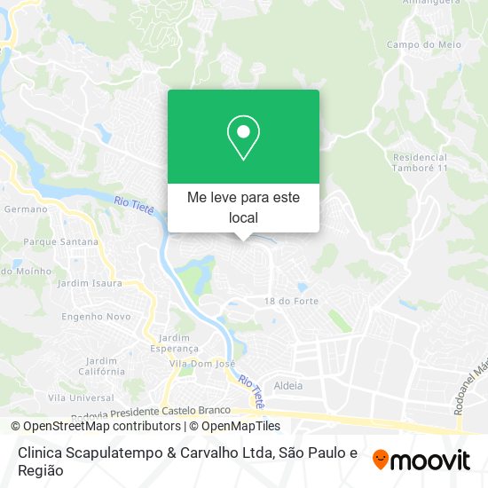 Clinica Scapulatempo & Carvalho Ltda mapa