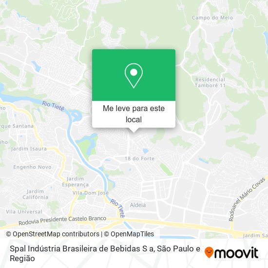 Spal Indústria Brasileira de Bebidas S a mapa