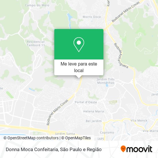 Donna Moca Confeitaria mapa