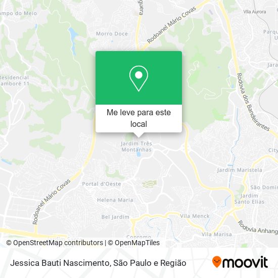 Jessica Bauti Nascimento mapa