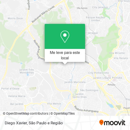 Diego Xavier mapa