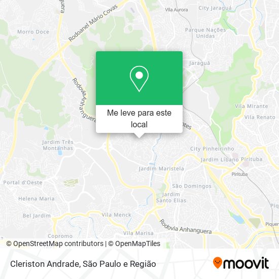 Cleriston Andrade mapa