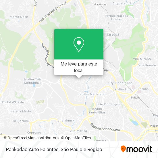 Pankadao Auto Falantes mapa