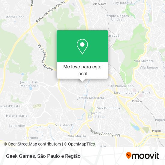 Geek Games mapa