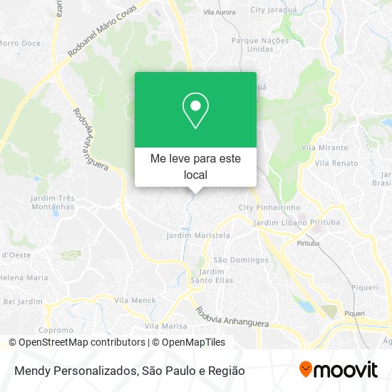Mendy Personalizados mapa