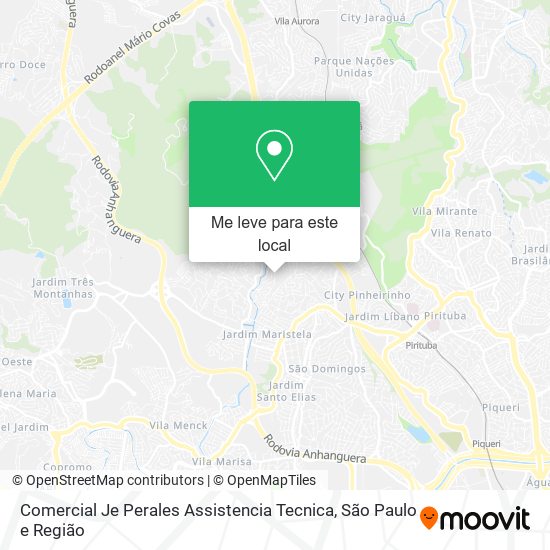 Comercial Je Perales Assistencia Tecnica mapa