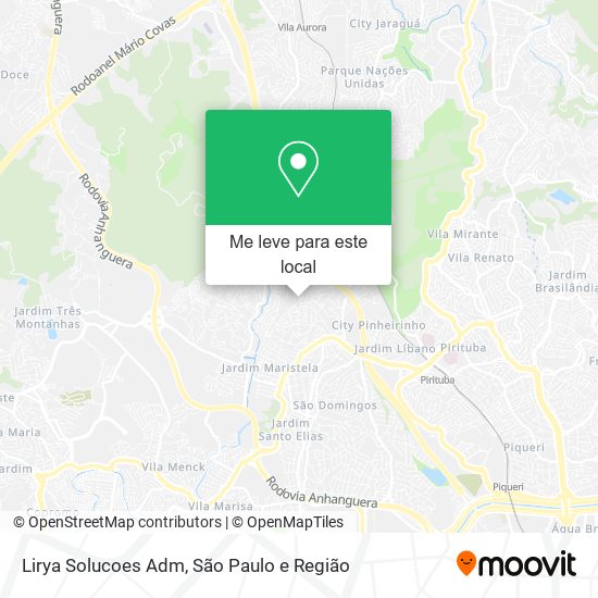 Lirya Solucoes Adm mapa