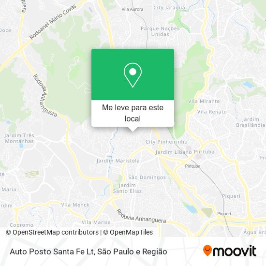 Auto Posto Santa Fe Lt mapa