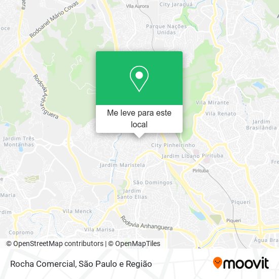 Rocha Comercial mapa