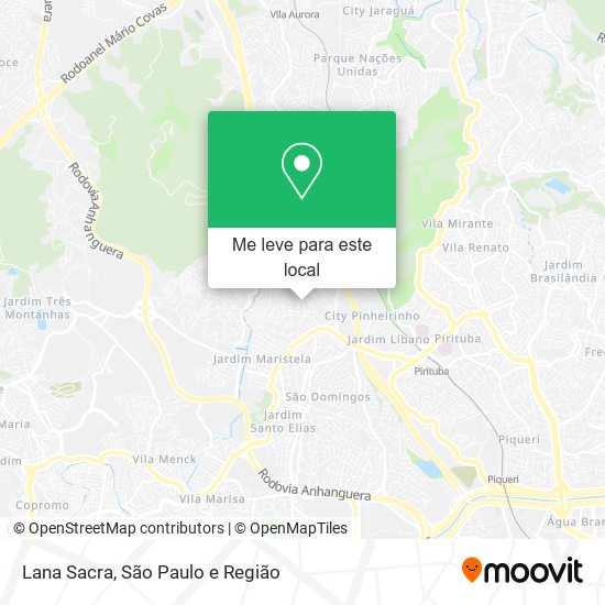 Lana Sacra mapa