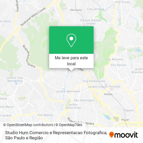 Studio Hum Comercio e Representacao Fotografica mapa