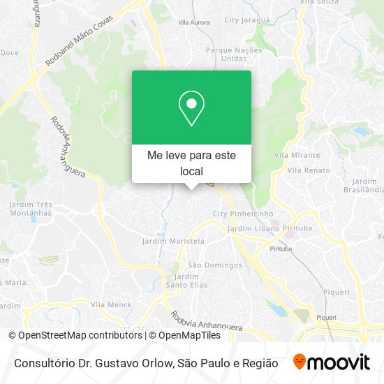 Consultório Dr. Gustavo Orlow mapa