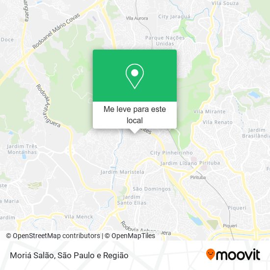 Moriá Salão mapa