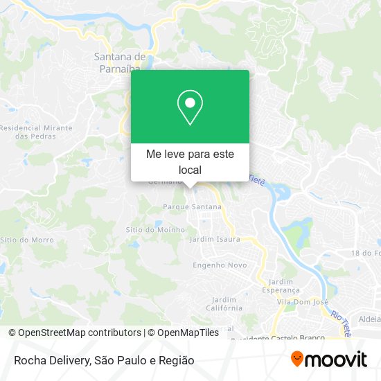 Rocha Delivery mapa