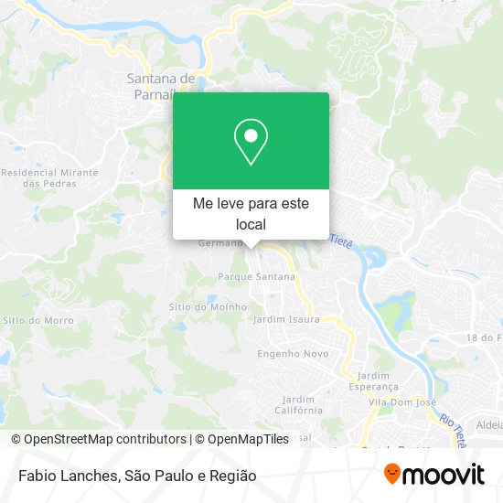 Fabio Lanches mapa