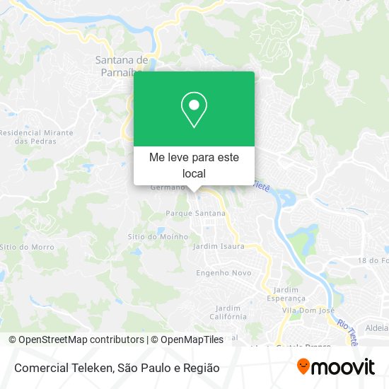Comercial Teleken mapa