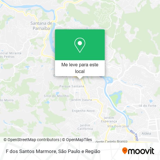 F dos Santos Marmore mapa
