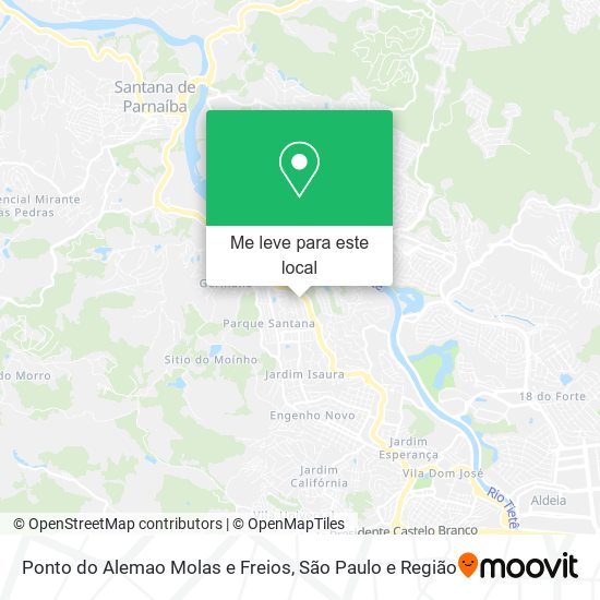 Ponto do Alemao Molas e Freios mapa