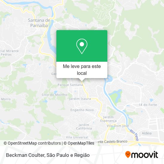 Beckman Coulter mapa