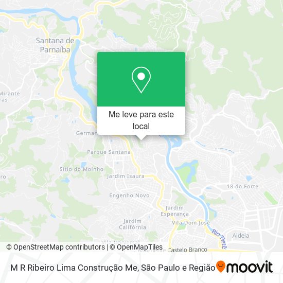 M R Ribeiro Lima Construção Me mapa