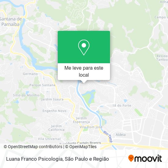 Luana Franco Psicologia mapa