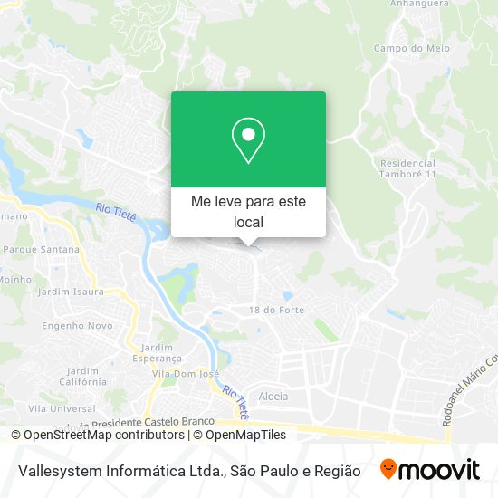 Vallesystem Informática Ltda. mapa