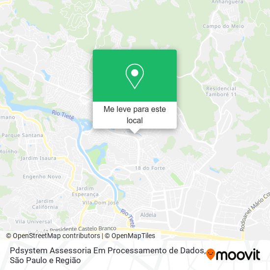 Pdsystem Assessoria Em Processamento de Dados mapa